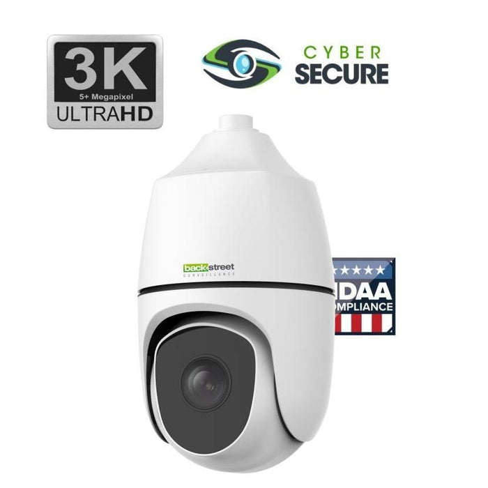 BackStreet Surveillance (CS-PTZ800) 3K Pan Tilt Zoom, Human Tracking
