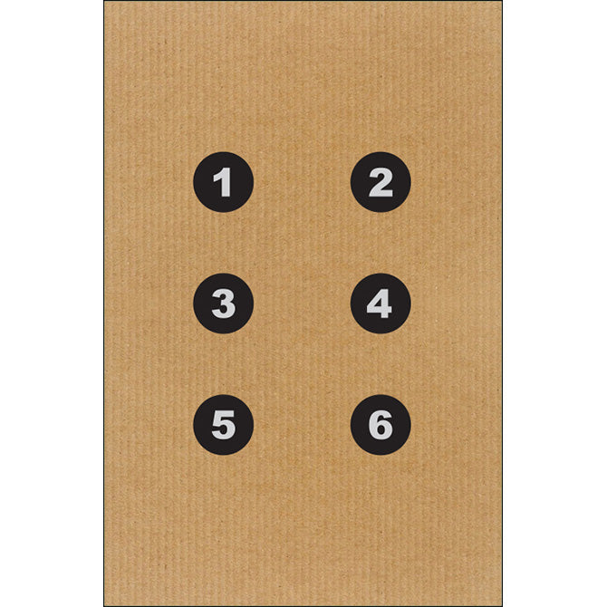 Action Target DEA Cardboard Dot Command Training Target