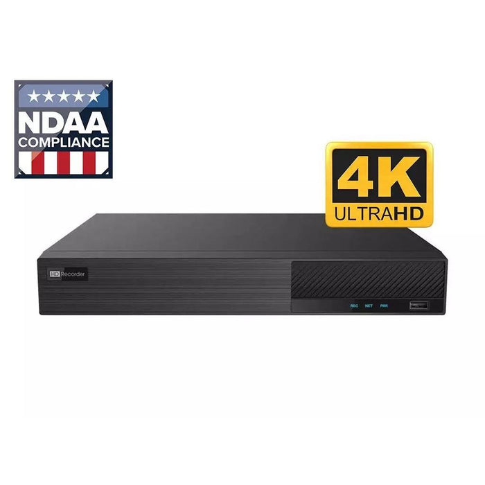BackStreet Surveillance (AR8208H5-FN) 4K - 8 Channel Hybrid DVR, Coax & IP Cameras