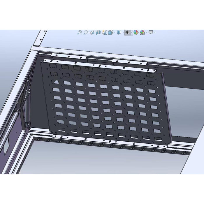 Dirtbox Overland Front Molle Panel – Mount Controllers, Inverters & Organize Gear in Your Truck or Canopy Camper