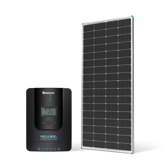 Renogy 200 Watt 12 Volt Monocrystalline Solar Panel with 40 Amp MPPT Charge Controller