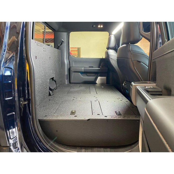 Ford Super Duty F250-F550 2017-Present 4th & 5th Gen. Crew Cab - Second Row Seat Delete Plate System