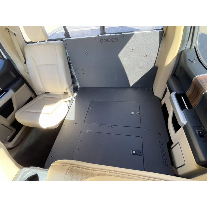 Ford Super Duty F250-F550 2017-Present 4th & 5th Gen. Crew Cab - Second Row Seat Delete Plate System