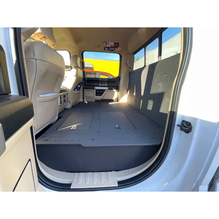 Ford Super Duty F250-F550 2017-Present 4th & 5th Gen. Crew Cab - Second Row Seat Delete Plate System