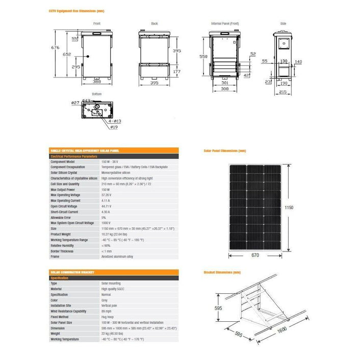BackStreet Surveillance (Guard-Box-Solar) Surveillance Anywhere