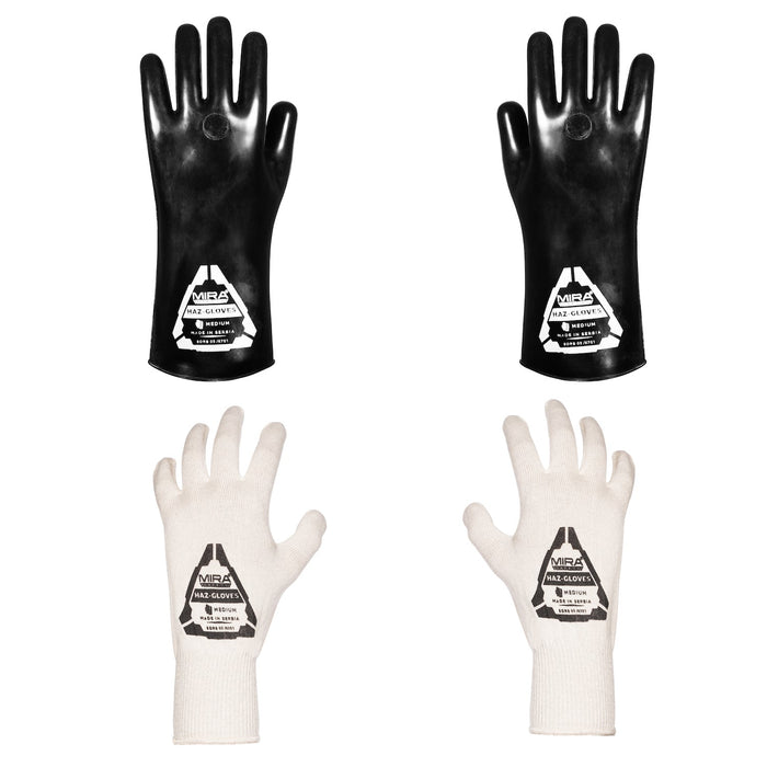 MIRA Safety HAZ-GLOVES - Butyl Gloves for CBRN Protection