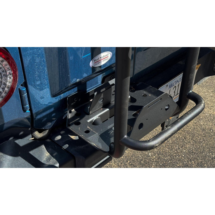 Dirtbox Overland Ineos Grenadier Rear Ladder with Jerry Can Holder | No-Drill Overland Accessory