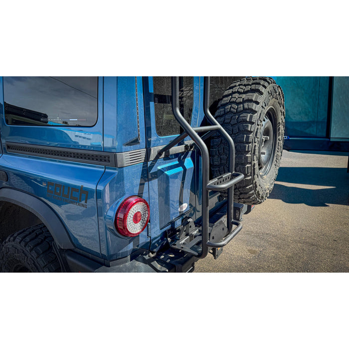 Dirtbox Overland Ineos Grenadier Rear Ladder with Jerry Can Holder | No-Drill Overland Accessory