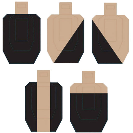 Action Target Hard Cover IPSC Cardboard Target (Variety Pack)