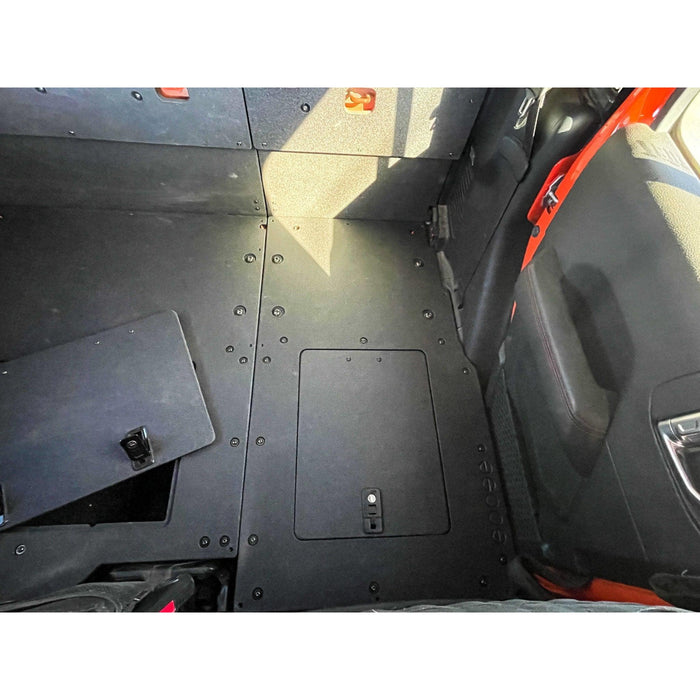 Jeep Gladiator 2019-Present JT 4 Door - Second Row Seat Delete Plate System - Extended Platform