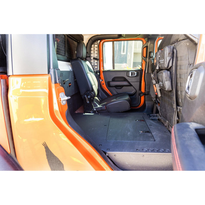Jeep Gladiator 2019-Present JT 4 Door - Second Row Seat Delete Plate System - Extended Platform