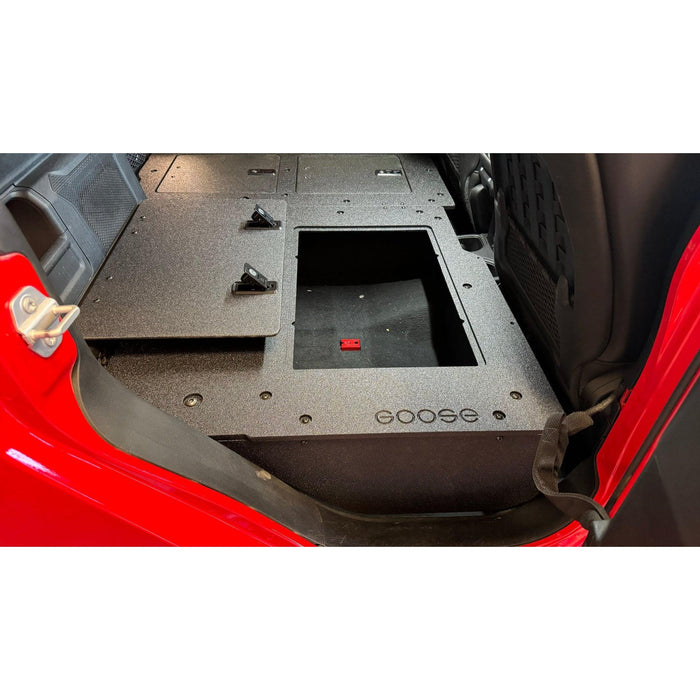 Jeep Gladiator 2019-Present JT 4 Door - Second Row Seat Delete Plate System - High Platform