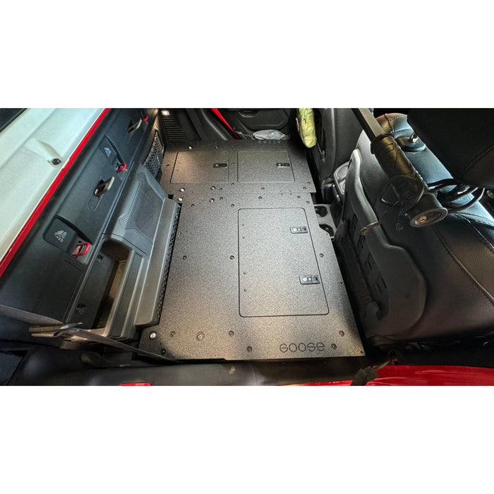 Jeep Gladiator 2019-Present JT 4 Door - Second Row Seat Delete Plate System - High Platform