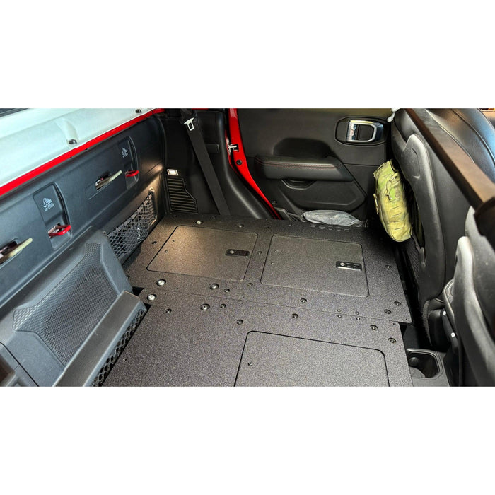 Jeep Gladiator 2019-Present JT 4 Door - Second Row Seat Delete Plate System - High Platform