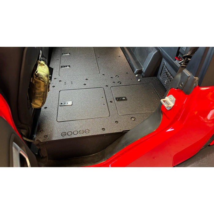Jeep Gladiator 2019-Present JT 4 Door - Second Row Seat Delete Plate System - High Platform