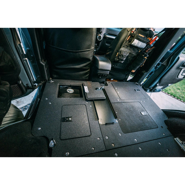 Jeep Wrangler 2007-2018 JKU 4 Door - Second Row Seat Delete Plate System