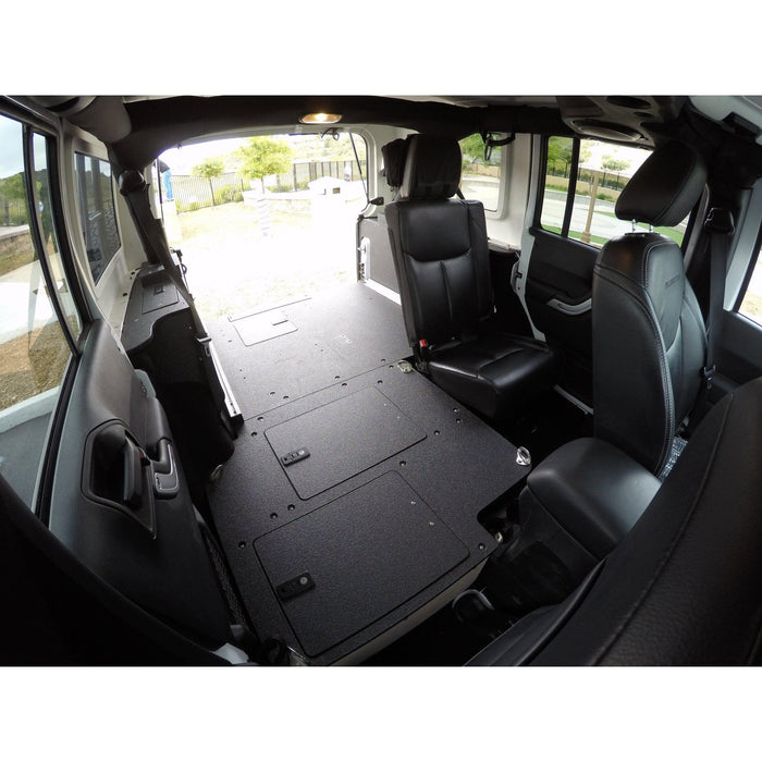 Jeep Wrangler 2007-2018 JKU 4 Door - Second Row Seat Delete Plate System