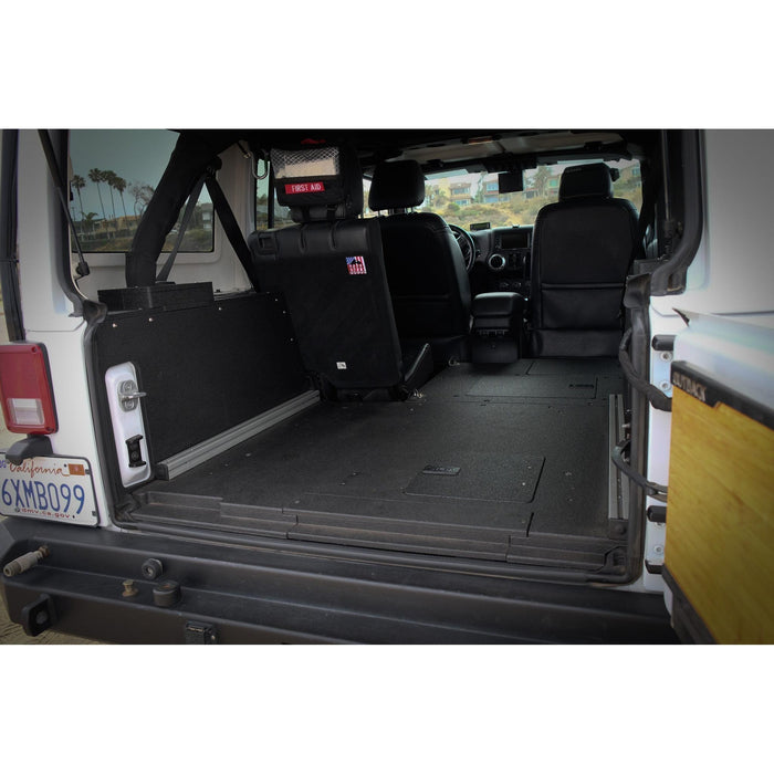 Jeep Wrangler 2007-2018 JKU 4 Door - Second Row Seat Delete Plate System