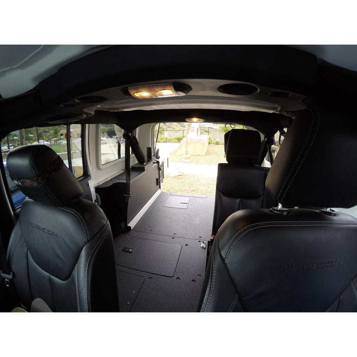 Jeep Wrangler 2007-2018 JKU 4 Door - Second Row Seat Delete Plate System