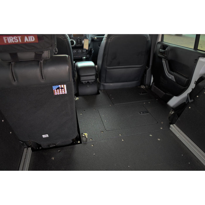 Jeep Wrangler 2007-2018 JKU 4 Door - Second Row Seat Delete Plate System