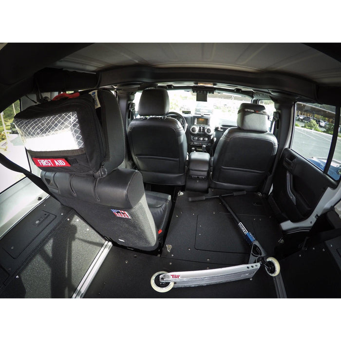 Jeep Wrangler 2007-2018 JKU 4 Door - Second Row Seat Delete Plate System