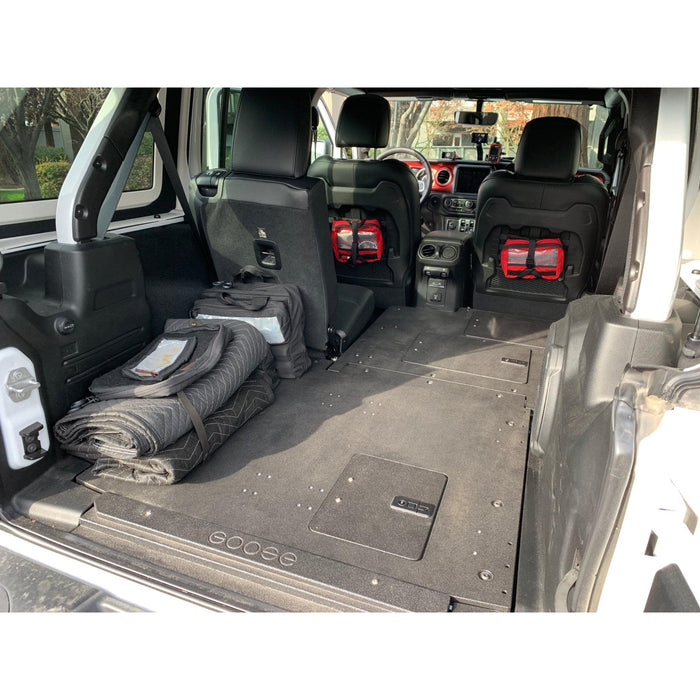 Jeep Wrangler 2018-Present JLU 4 Door - Second Row Seat Delete Plate System