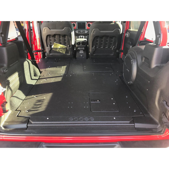 Jeep Wrangler 2018-Present JLU 4 Door - Second Row Seat Delete Plate System