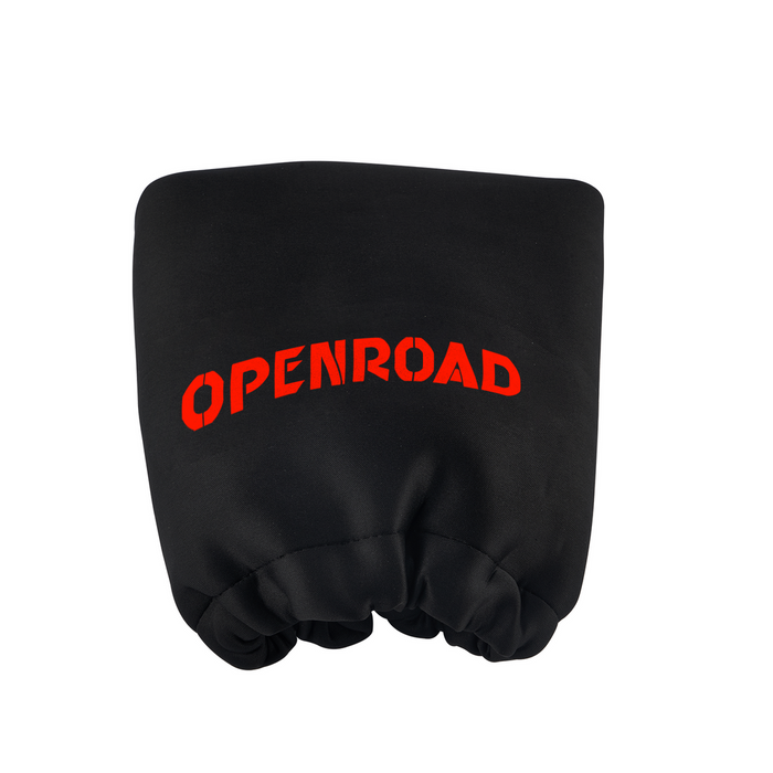 OPENROAD Winch Protection Cover Heavy Duty Waterproof Dust-proof Black Neoprene,Ideal for 2000-17500lbs