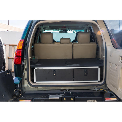 Lexus GX470 2002-2009 1st Gen. - Side x Side Drawer Module with Fitted Top Plate - 41-3/8"W x 10"H x 36"D