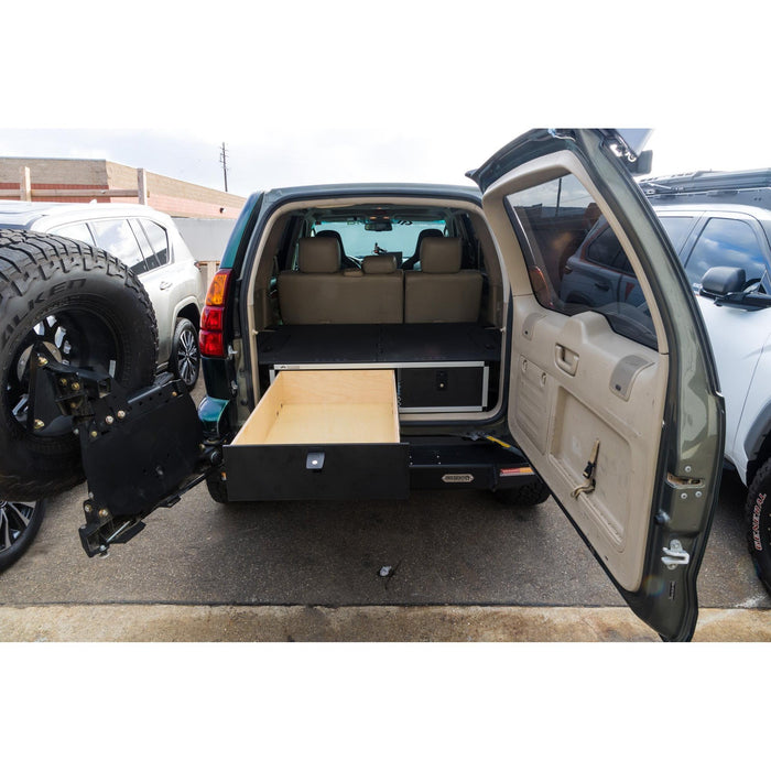 Lexus GX470 2002-2009 1st Gen. - Side x Side Drawer Module with Fitted Top Plate - 41-3/8"W x 10"H x 36"D