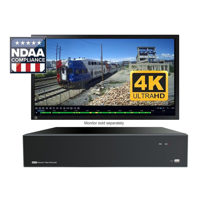 BackStreet Surveillance (PRO256NVR) 4K NDAA Certified 256 IP Video Channel NVR