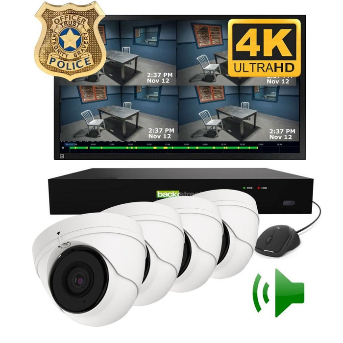BackStreet Surveillance Interrogation Room 4 Camera Kit