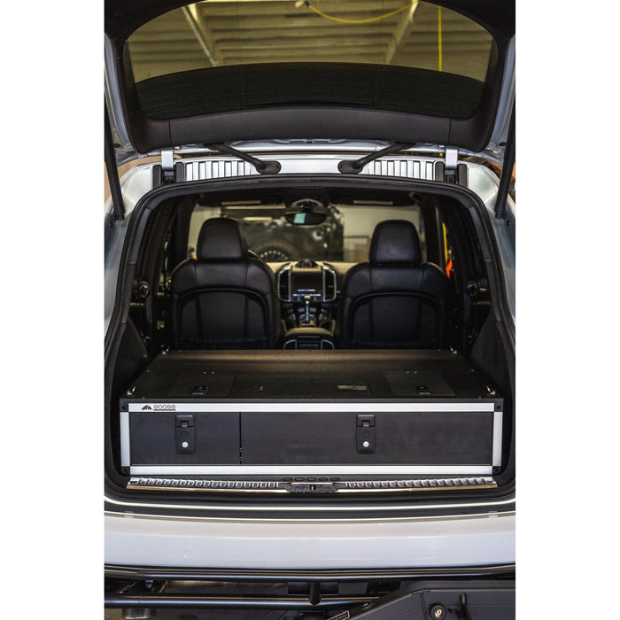 Porsche Cayenne & Volkswagen Touareg 2011-2017 2nd Gen. - Side X Side Drawer Module with Fitted Top Plate