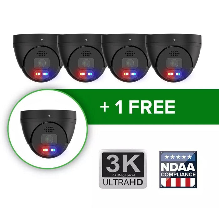 BackStreet Surveillance (Pro60VB) Buy 4 Get 5, Gray Dome Camera