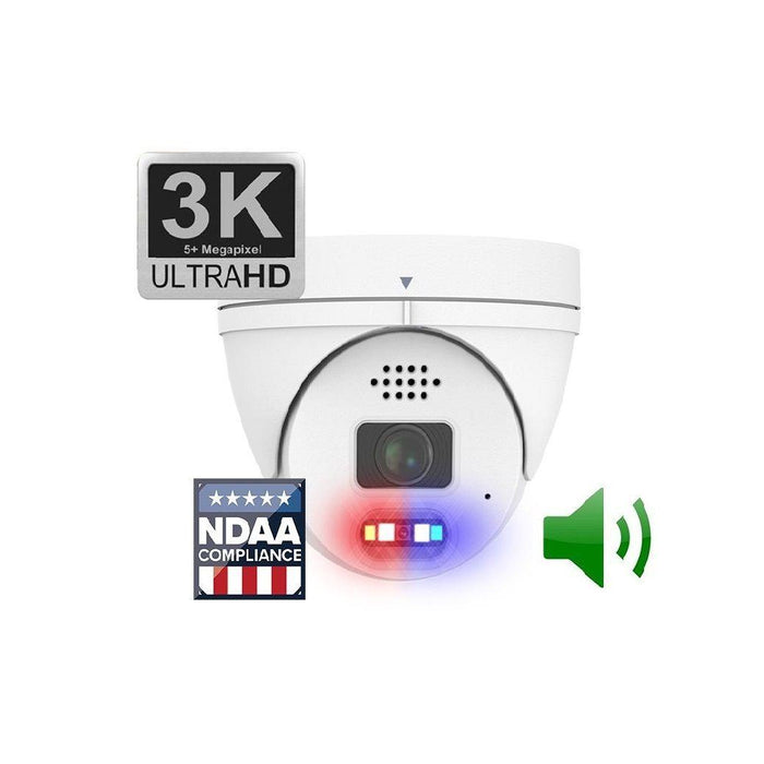 BackStreet Surveillance (Pro60VW) 3K Turret Vandal Dome, 3.6mm Wide Angle