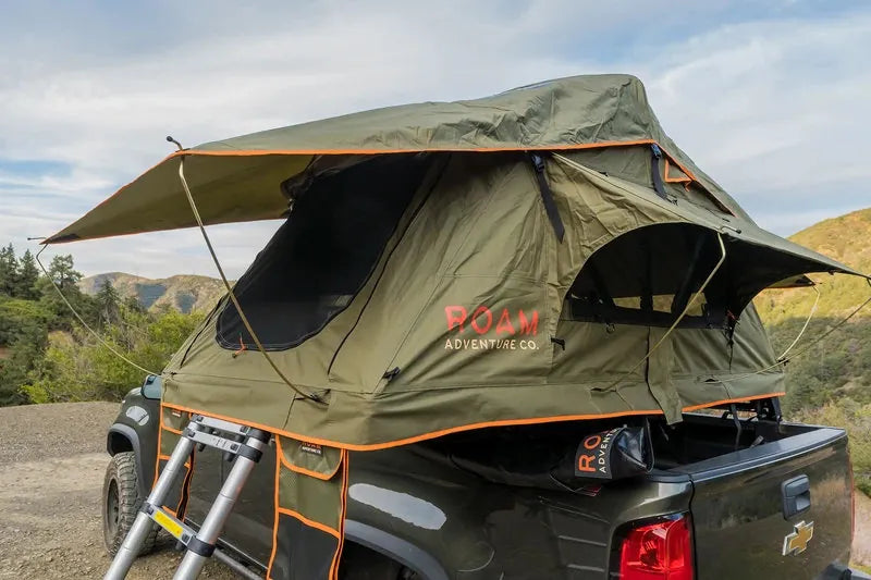 Roam Vagabond Lite Forest Green/Hyper Orange Rooftop Tent (2 Person)