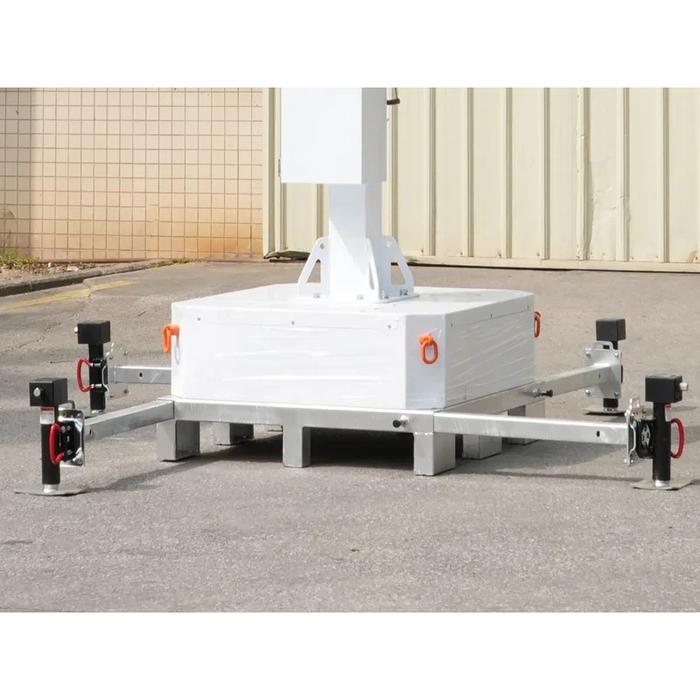 BackStreet Surveillance Solar-Guard Security Camera Tower