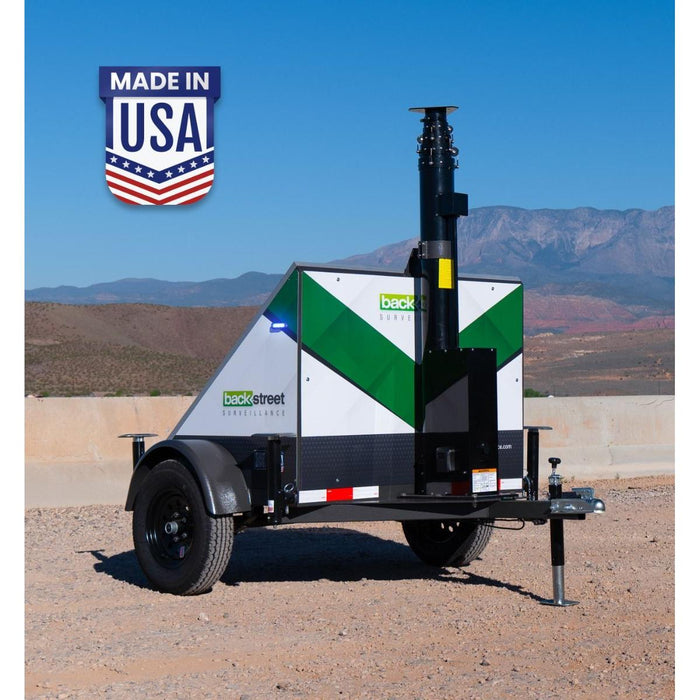 BackStreet Surveillance Scout-X Solar Mobile Trailer Platform