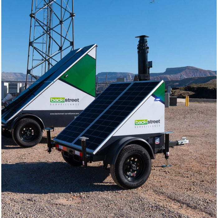 BackStreet Surveillance Scout-X Solar Mobile Trailer Platform