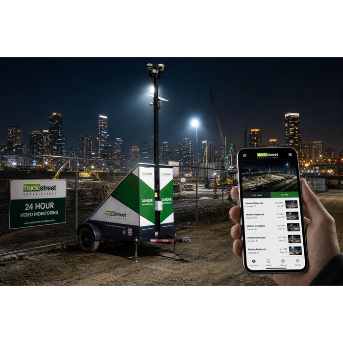 BackStreet Surveillance CCTV Monitoring, Live Deterrence & Dispatch
