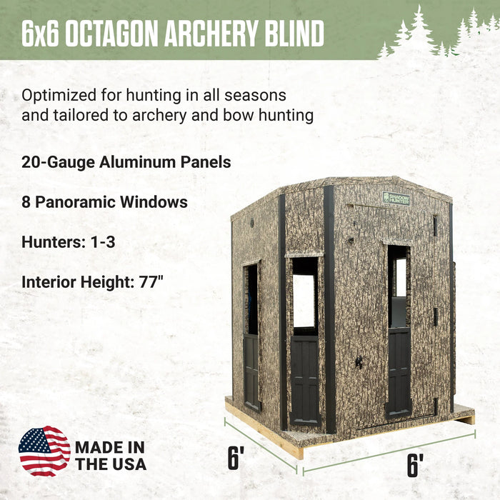 Shadow Hunter 6x6 Octagon Archery