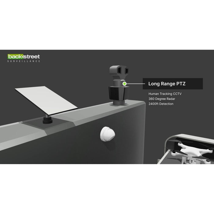 BackStreet Surveillance SolarDock Mobile Power Platform for Drones