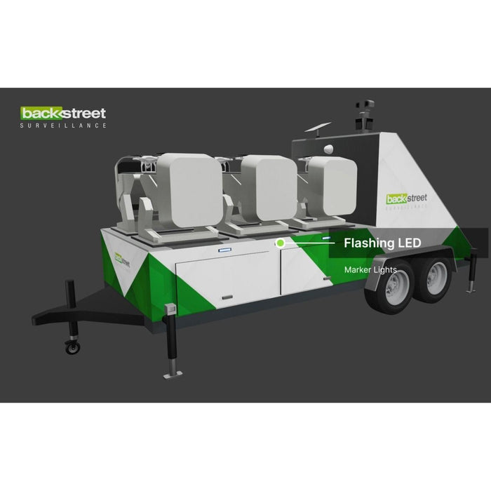 BackStreet Surveillance SolarDock Mobile Power Platform for Drones