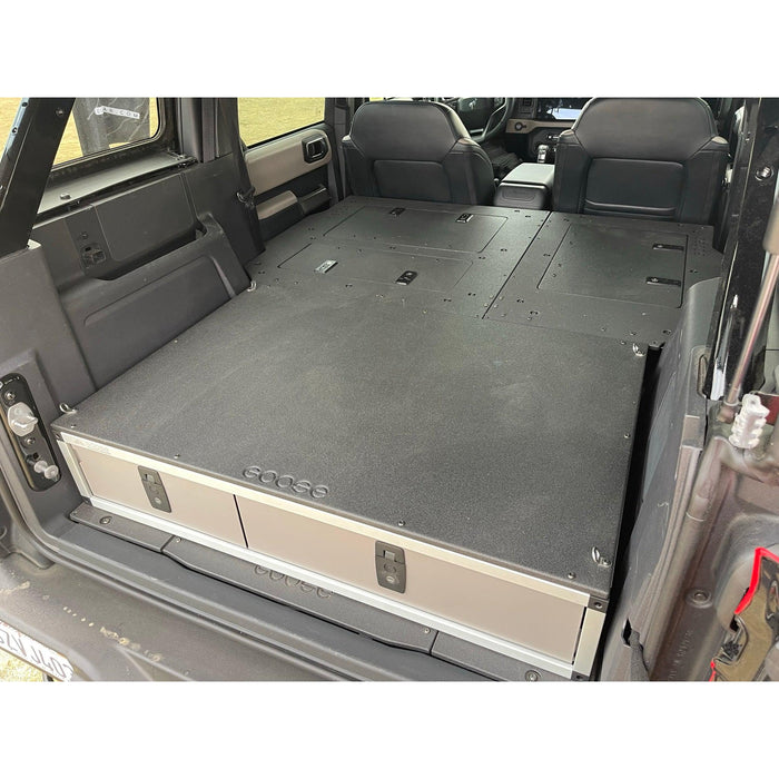 Stealth Sleep and Storage Package for Ford Bronco 2021-Present 6th Gen. 4 Door