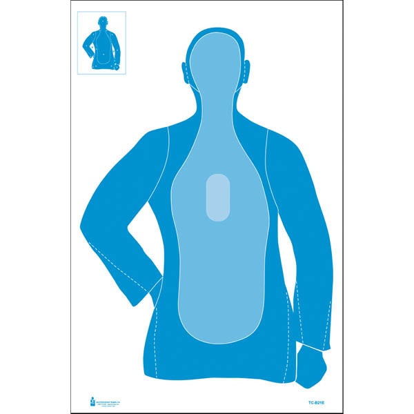 Action Target TC-B21ECB-39 Cardboard Target — Ironclad Sentry