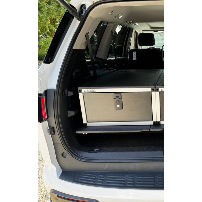 Toyota - Sequoia - 2023-Present - 3rd Gen - Explore Series - Single Drawer - 19-3/16" Width x 38" Deep x 10" High - Drawer Module with Short Drawer 20" and Storage Space Behind Drawer