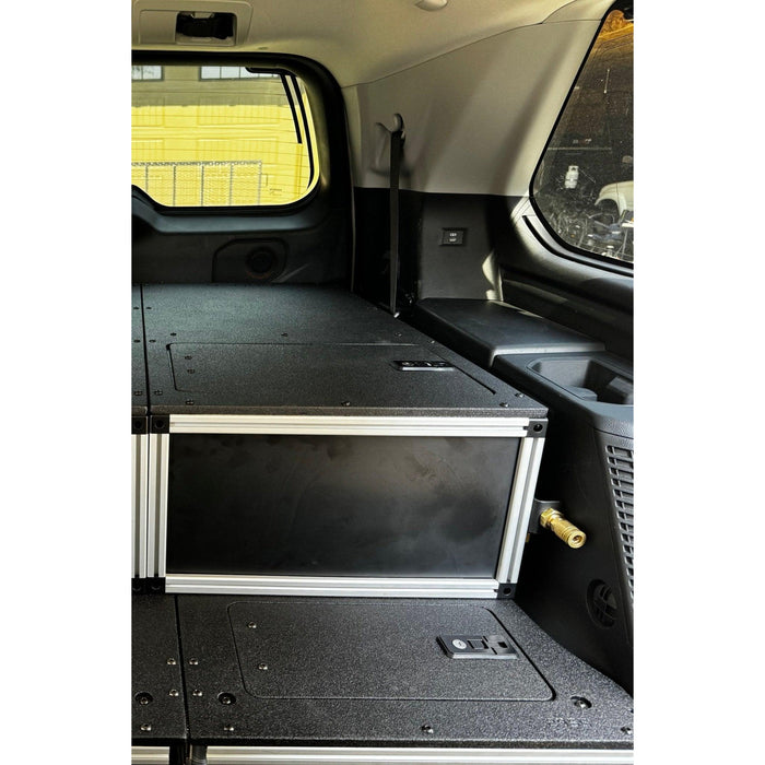 Toyota - Sequoia - 2023-Present - 3rd Gen - Explore Series - Single Drawer - 19-3/16" Width x 38" Deep x 10" High - Drawer Module with Short Drawer 20" and Storage Space Behind Drawer