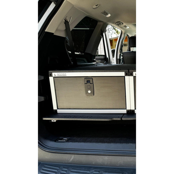 Toyota - Sequoia - 2023-Present - 3rd Gen - Explore Series - Single Drawer - 19-3/16" Width x 38" Deep x 10" High - Drawer Module with Short Drawer 20" and Storage Space Behind Drawer