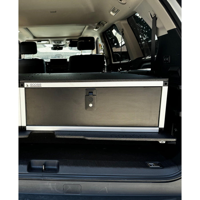 Toyota - Sequoia - 2023-Present - 3rd Gen - Explore Series - Single Drawer - 28-3/16" Width x 38" Deep x 10" High - Drawer Module with Short Drawer 20" and Storage Space Behind