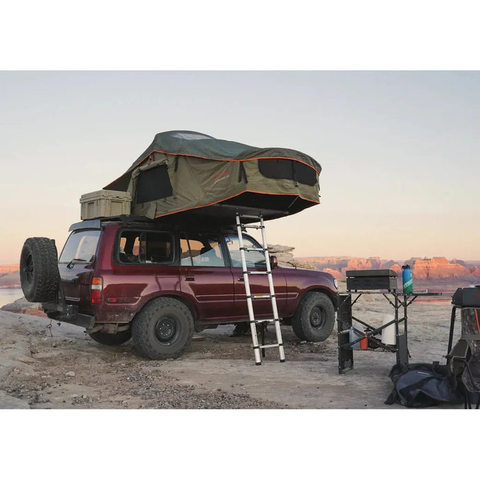 ROAM Adventure Co Vagabond Standard Forest Green/Hyper Orange Rooftop Tent